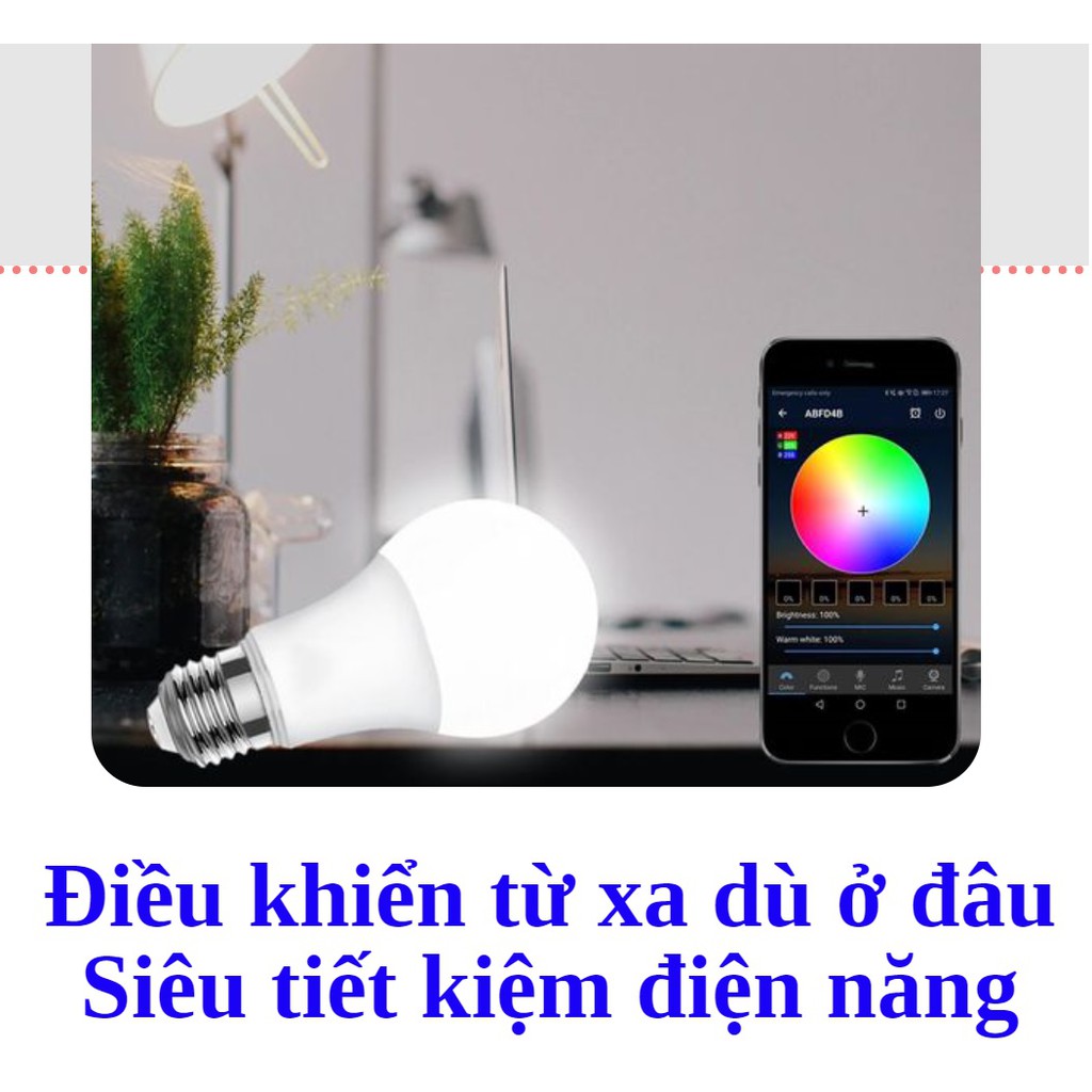 Bóng Đèn LED thông minh EZVIZ LB1 điều khiển điện thoại 16 triệu màu Color Light học tập trang trí