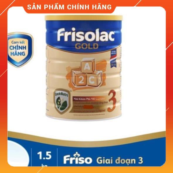 Sản Phẩm Chính Hãng  Sữa bột Friso gold 3 1.5kg date mới Giá rẻ nhất