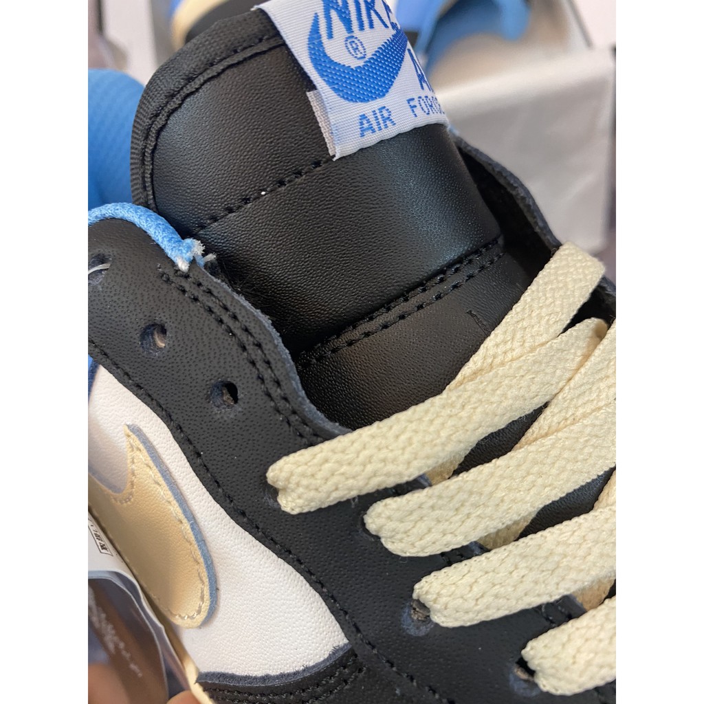 [MyGsneaker] Giày AF1 xanh đen kem bản tiêu chuẩn