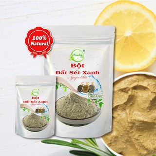 Bột Đất Sét Xanh 1KG Làm sạch dầu trên tóc - Henashop