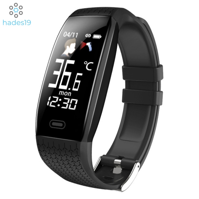 T5 Smart Bracelet Real-time Temperature Monitoring Heart Rate Blood Pressure Measure Ip67 Waterproof Smart Watch