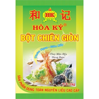 BỘT CHIÊN GIÒN HOÀ KÝ 1kg, giòn xốp thơm ngon