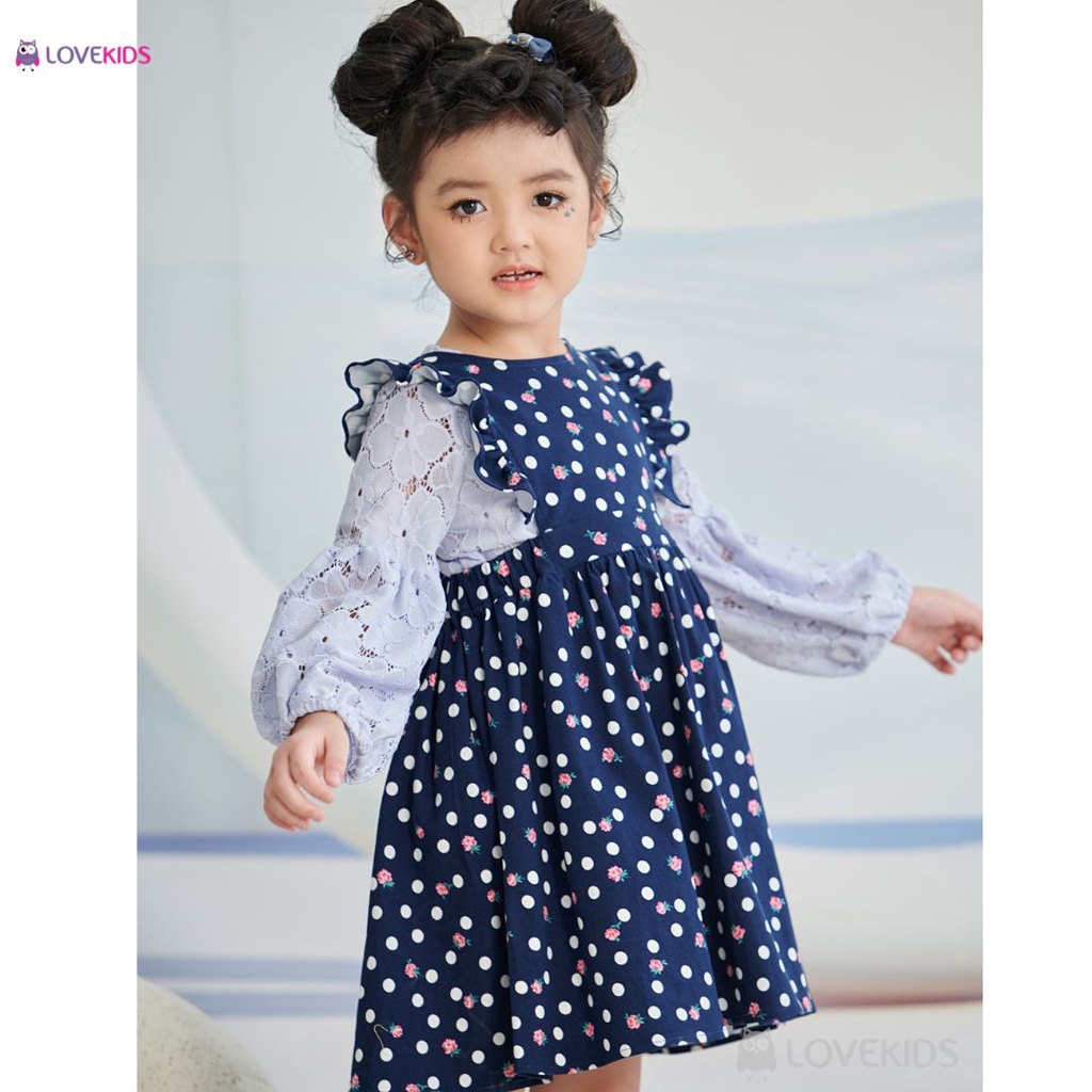 Váy yếm vai bèo - Lovekids