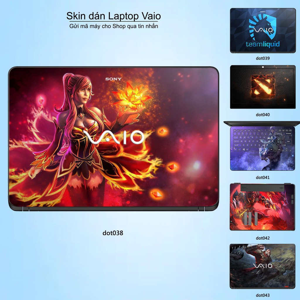 Skin dán Laptop Sony Vaio in hình Dota 2 _nhiều mẫu 7 (inbox mã máy cho Shop)