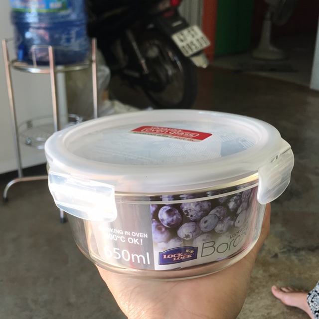 Thố thuỷ tinh lock&lock 600ml