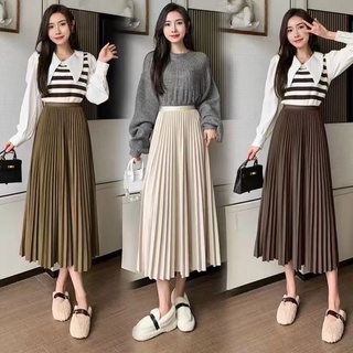 Chân váy xếp ly dáng dài hàng quảng châu cao cấp loại 1