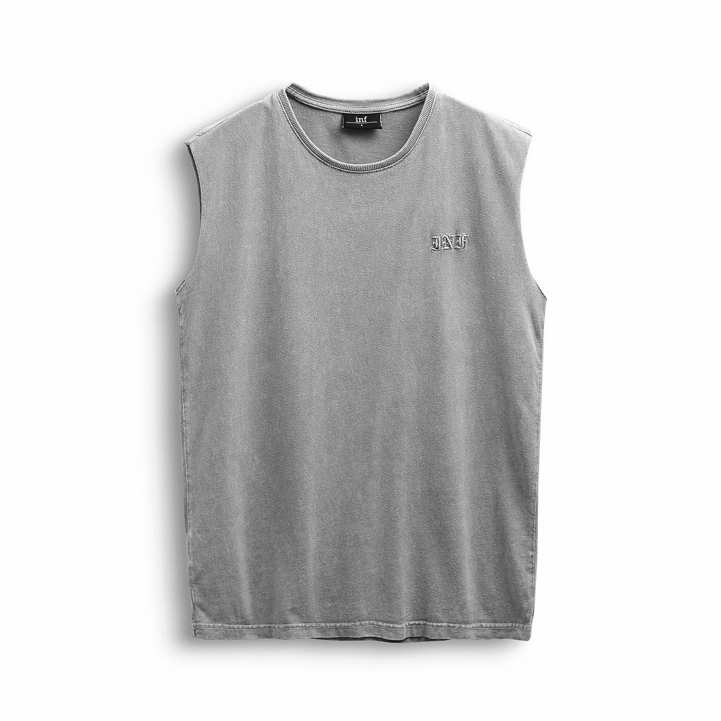 Áo Tanktop INF Wash 3 Màu , Chất Vải Cotton Wash Dày Dặn,  AT011079, SOMEHOW