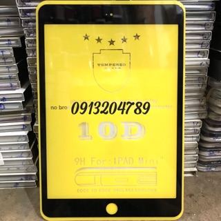 Kính cường lực 10d full màn ipad mini 1/2/3 xịn