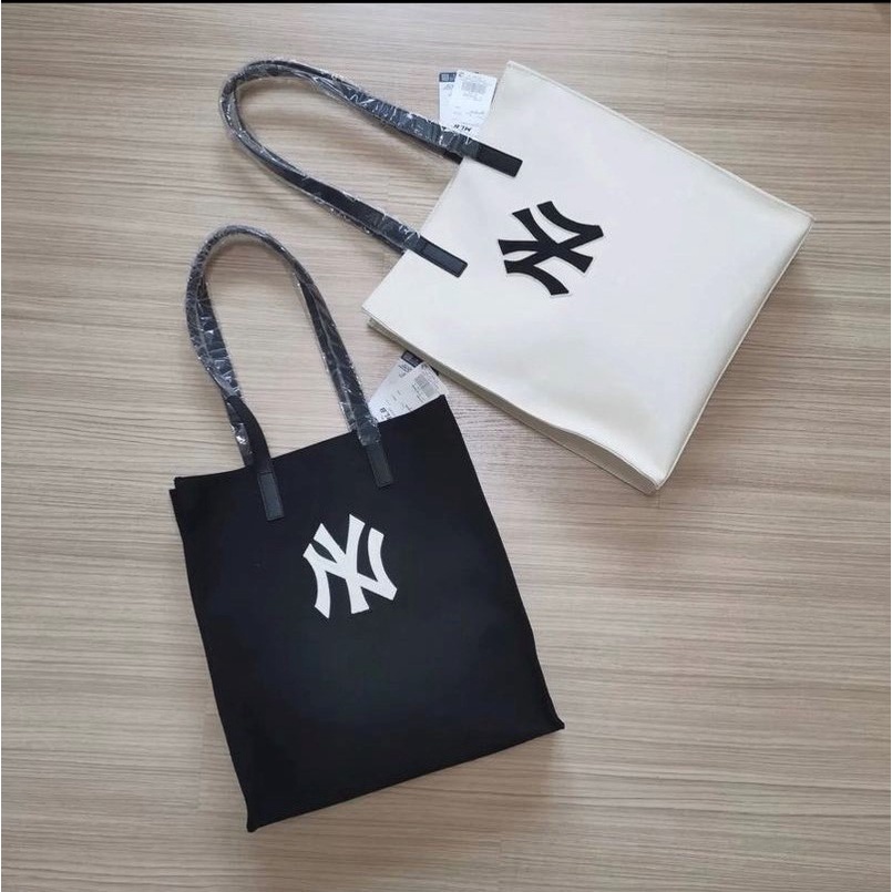 Túi MLB Chính Hãng Túi Tote Nam Nữ Basic Canvas New York Yankees Chuẩn Auth