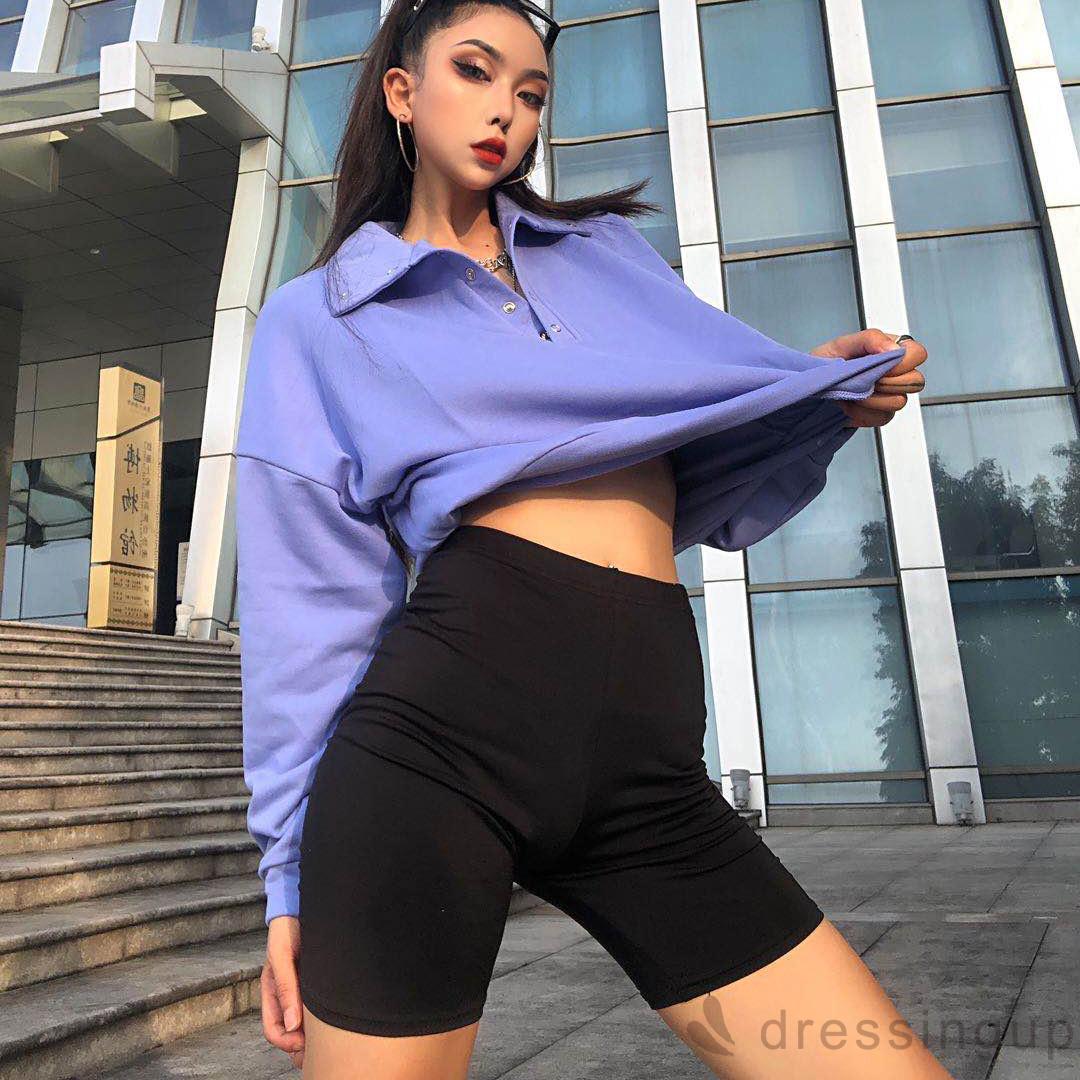 Quần legging màu trơn năng động thích hợp để tập thể thao cho nữ | BigBuy360 - bigbuy360.vn