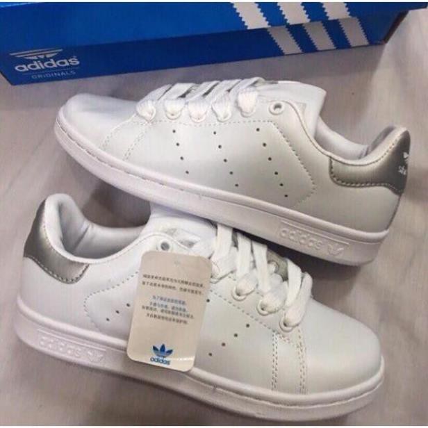 New [Chuẩn real] Giày Adidas Stan Smith Trắng Gót Bạc - Hàng Đẹp . . new . . ️🥇 . NEW ✫ siêu phẩm 1212 * !