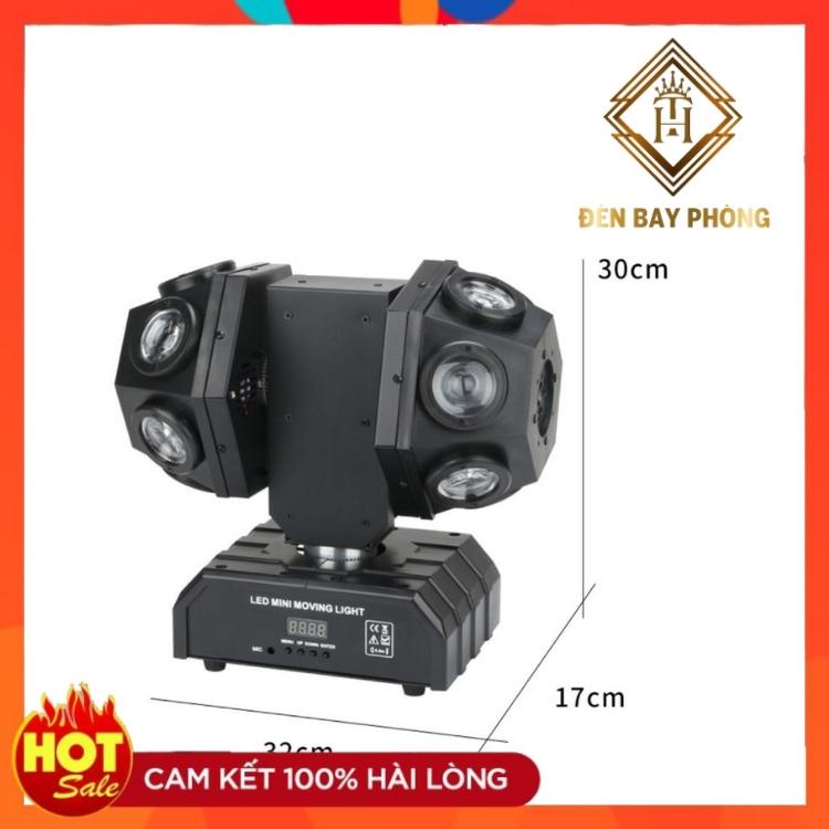 ĐÈN MOVING 2 ĐẦU 12 MẮT + LASER - ĐÈN SÂN KHẤU DÙNG CHO VŨ TRƯỜNG , KARAOKE