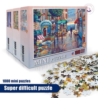 Set 1000 Miếng Đồ Chơi Xếp Hình Phong Cảnh Đường Phố Lãng Mạn Độc Đáo Dành Cho Người Trưởng Thành Và Trẻ Em