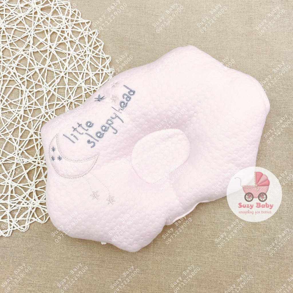 Gối chống méo bẹt đầu Bebe Comfort cao cấp cho bé ruột bông