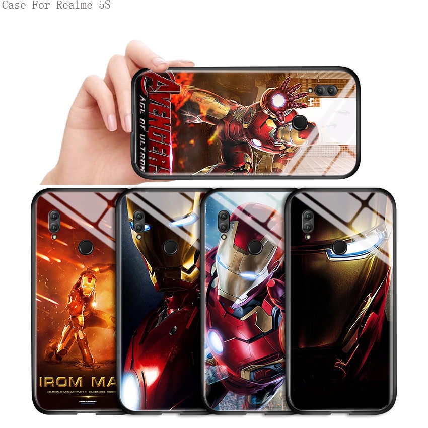 Realme 5S 5i 5 3 2 Pro GT Master Neo 2 5G Cho Ốp lưng điện thoại In Hình Superhero Ironman