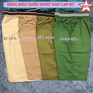 quần Short kaki nam lưng thun