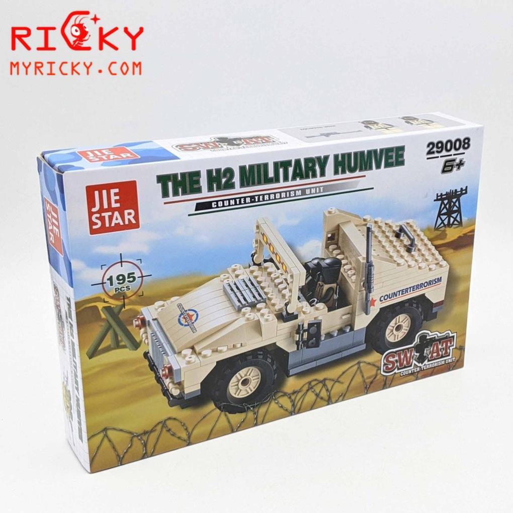 Bộ Đồ Chơi Lắp Rắp, Xếp Hinh Kiểu Lego Quân Sự -  Lắp Ráp Xe, Máy Bay, Tàu Quân Sự JIE STAR