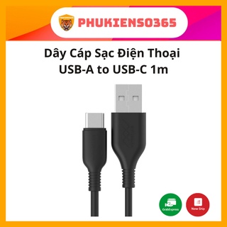 Dây cáp sạc điện thoại USB-A to USB-C 1m hỗ trợ sạc nhanh nhiều dòng điện thoại - BH 6 Tháng