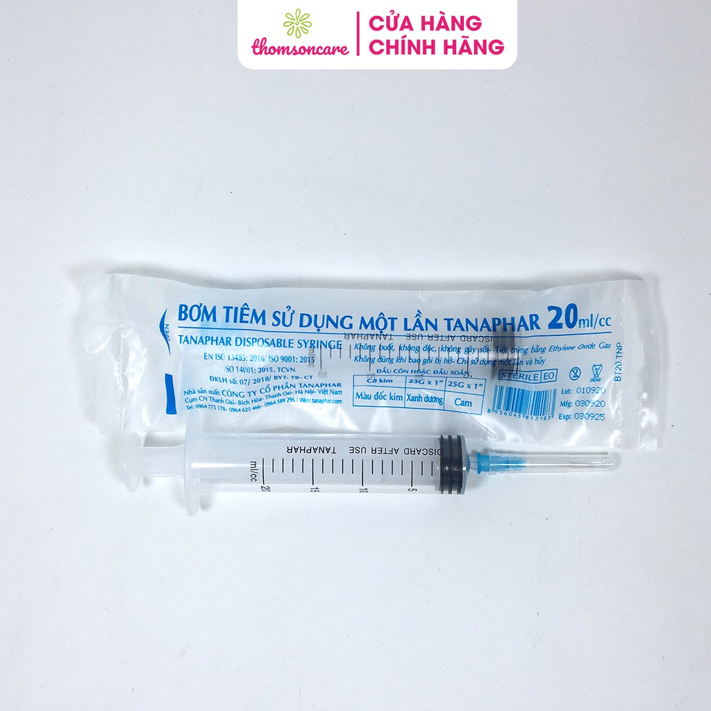 Bơm tiêm y tế đủ loại 1ml 3ml 5ml 10ml 20ml 50ml - An toàn