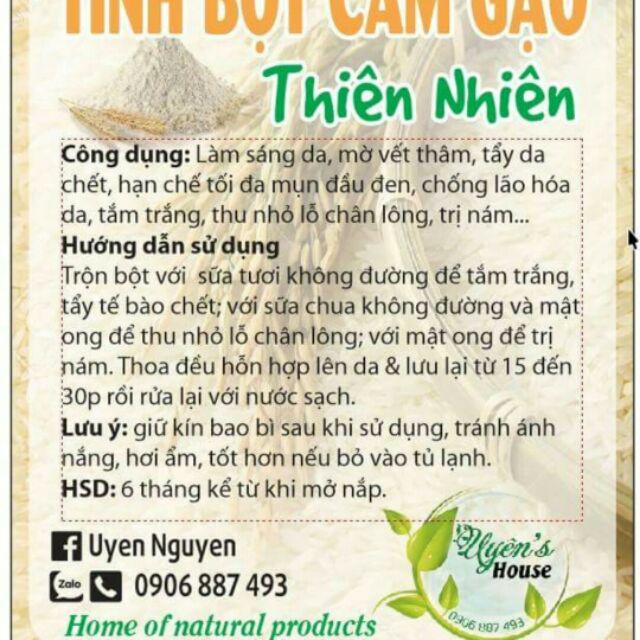 In tem nhãn cho sản phẩm bột thiên nhiên, chuyên in decal ai đặt gì in đó