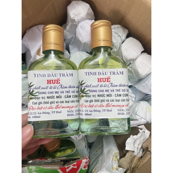Combo 3 chai Tinh dầu tràm Huế nguyên chất 100ml