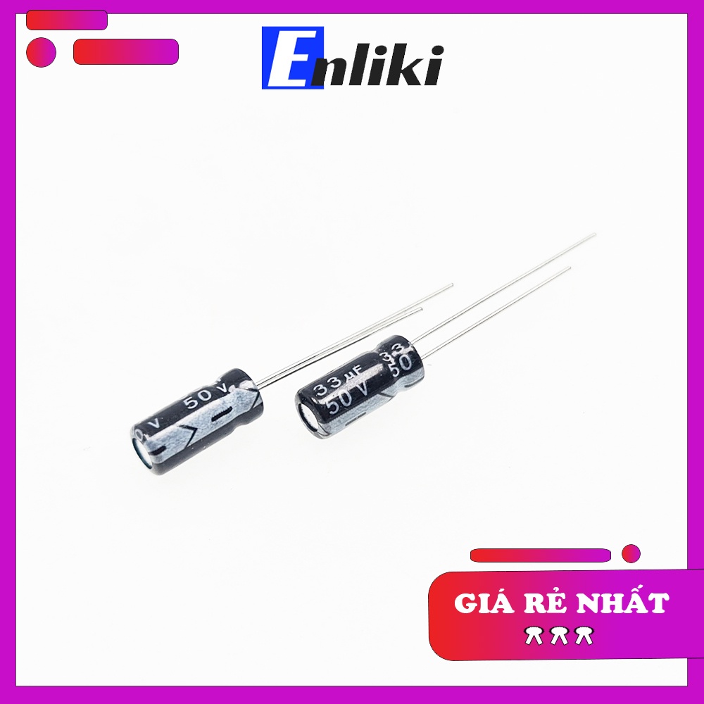 Bộ 5 Chiếc 33uF Tụ Hóa 50V (5x11mm)