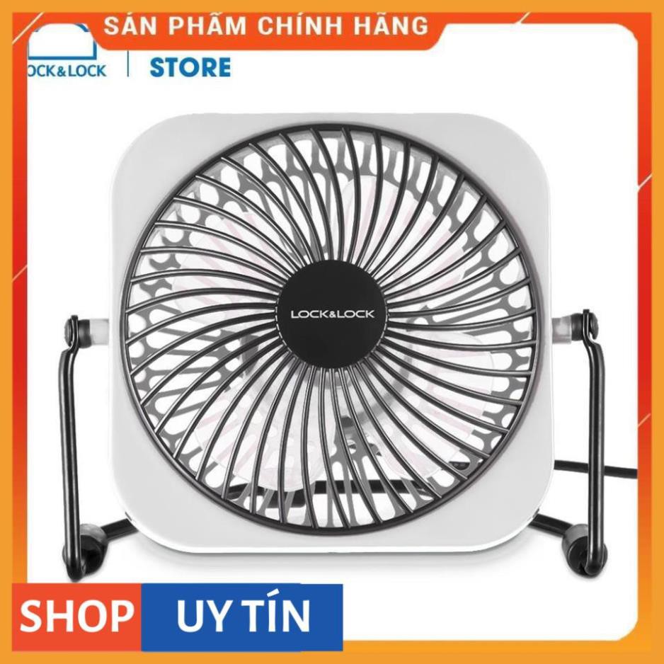 Quạt USB Mini Lock&Lock Màu Trắng OUF101W