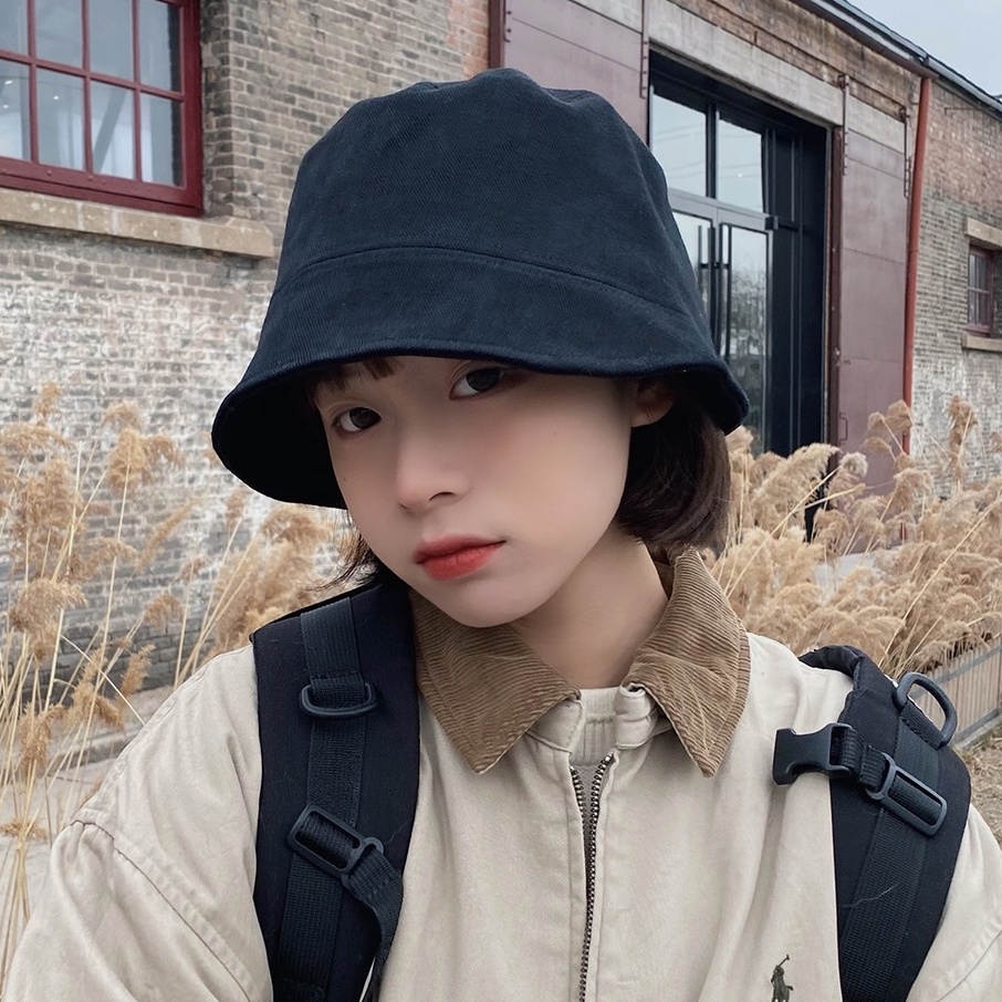 Nón Vành Màu Trơn Che Phủ Toàn Diện Dễ Phối Đồ Thời Trang Mùa Hè Cho Nữ