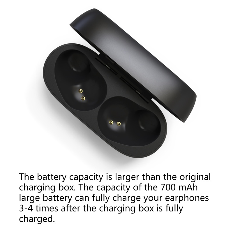 Bộ Hộp Sạc Không Dây Cho Tai Nghe Bluetooth Ja bra Elite 75t / Elite Active 75t