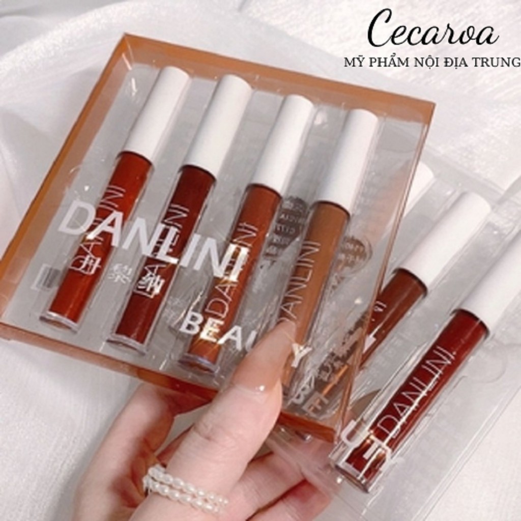 Set 4 Son kem lì Danlini siêu mềm, mịn siêu xinh MIRAA SHOP