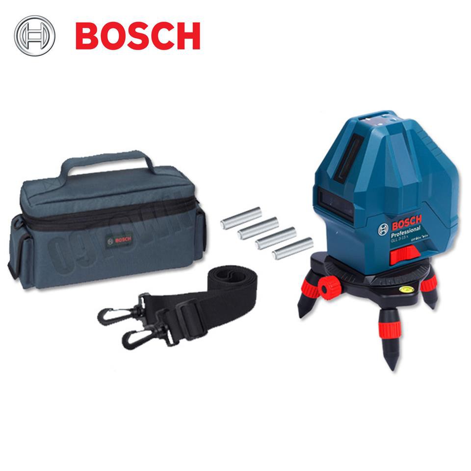 Máy cân mực lazer Bosch GLL 3-15 X Tia đỏ, 2 tia