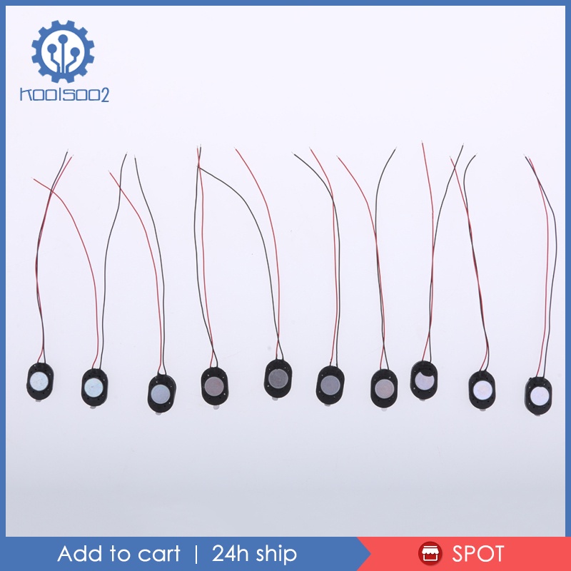 Set 10 Loa Âm Thanh Koolsoo2 1W 20x14mm 8ohm Cao Cấp