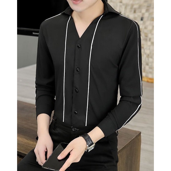 Áo sơ Mi, Áo sơ Mi Nam dài tay, chất liệu Cotton cao cấp có giãn, mát mẻ, thấm mồ hôi, không nhăn, không nhàu,mã N35 | BigBuy360 - bigbuy360.vn