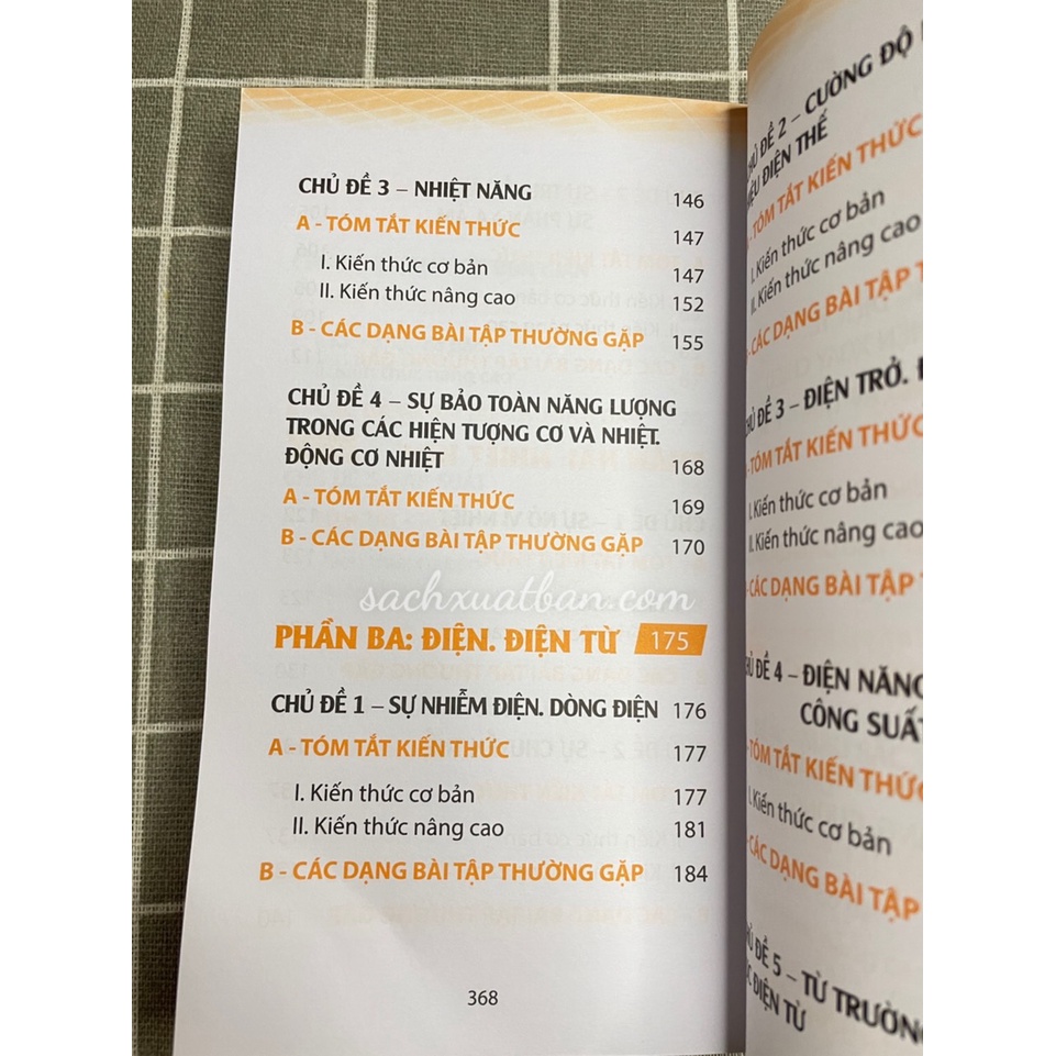 Sách Sổ Tay Kiến Thức Vật Lí Trung Học Cơ Sở