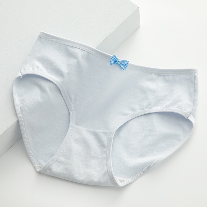 Set 5 Quần Lót Cotton Lưng Vừa Thoáng Khí Cho Nữ