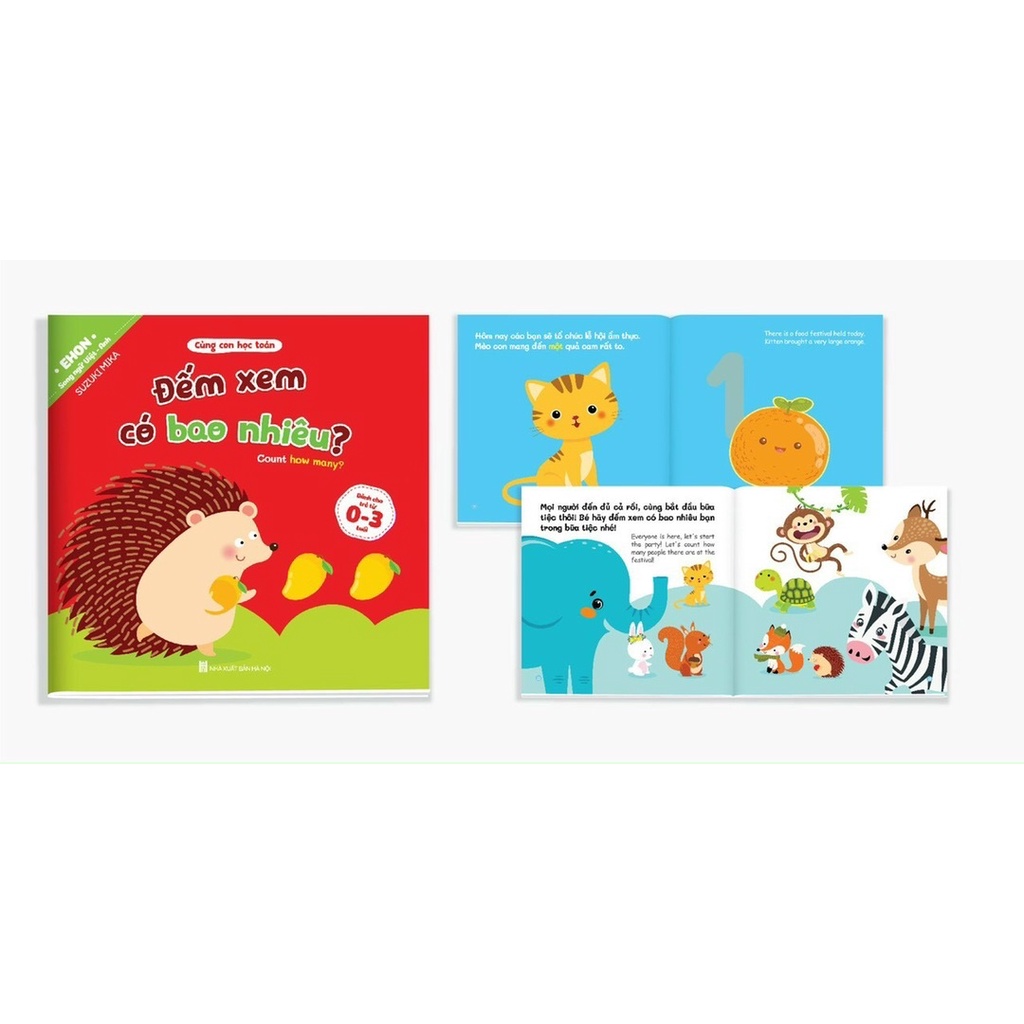 SÁCH - COMBO 8 CUỐN TOÁN HỌC ĐẦU ĐỜI CHO BÉ TỪ 0-3 TUỔI