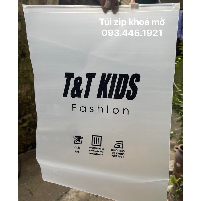 túi zip có khóa, túi zip lụa mờ đựng quần áo giá xưởng
