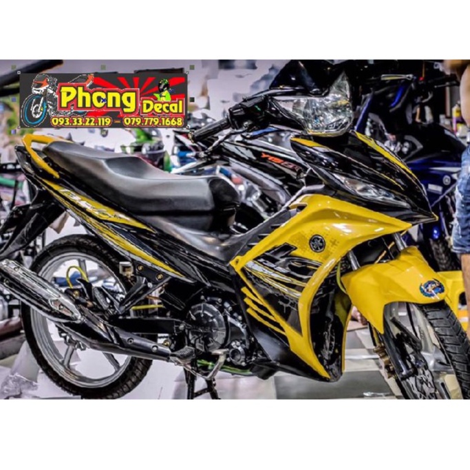 Tem Rời Ex 135 Lc Zin 2011 Dán Xe Vàng Phối Đen