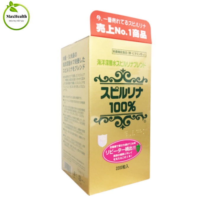 VIÊN UỐNG TẢO XOẮN SPIRULIA NHẬT BẢN  – MAXHEALTH