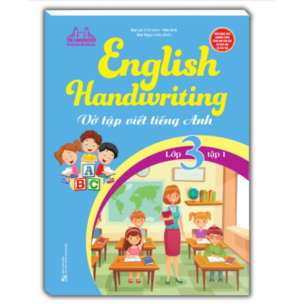 Sách - English Handwriting - Vở tập viết tiếng anh lớp 3 tập 1