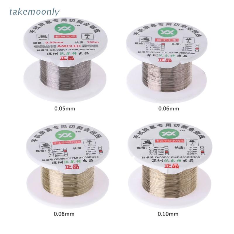 Dây Cáp Thép Molybdenum Dùng Cắt Màn Hình LCD Chuyên Dụng