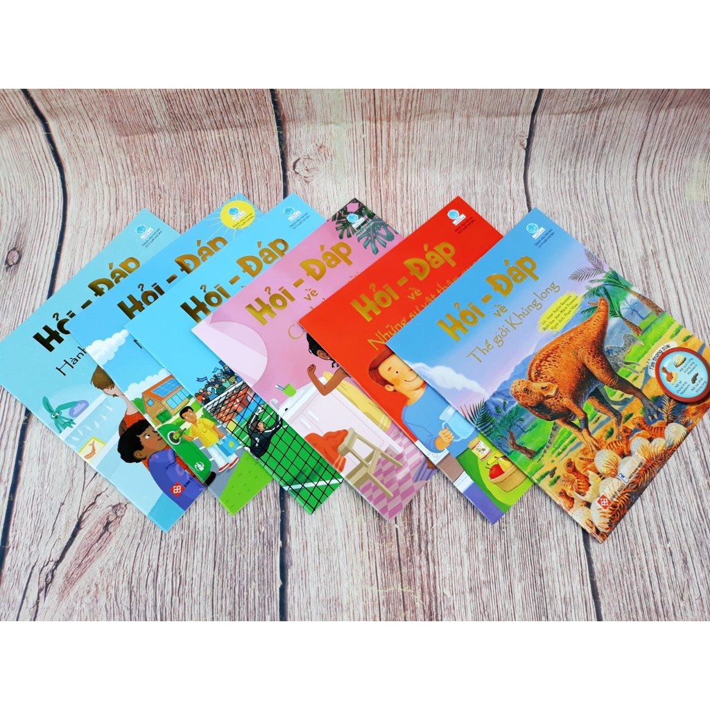 Sách Combo 6 Tập Hỏi Đáp giải đáp thắc mắc cho bé