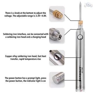 Mỏ Hàn Mini Không Dây Sử Dụng Pin Sạc Usb
