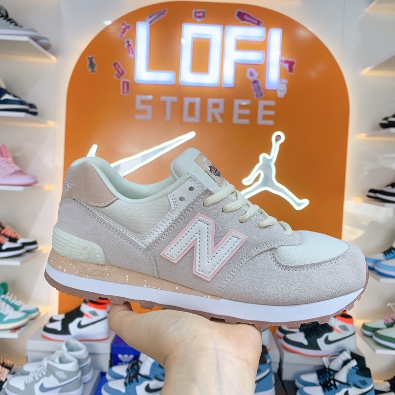[ẢNH THẬT] Giày Thể Thao NB 574 Xám Hồng Cao Cấp, Giầy Newbalance574 Grey Pink Hot hit