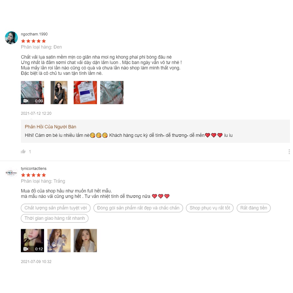 Váy ngủ lụa dễ thương dài tay mặc nhà Hoàng Tình Store đầm ngủ sơ mi tay phối dập ly Freesize