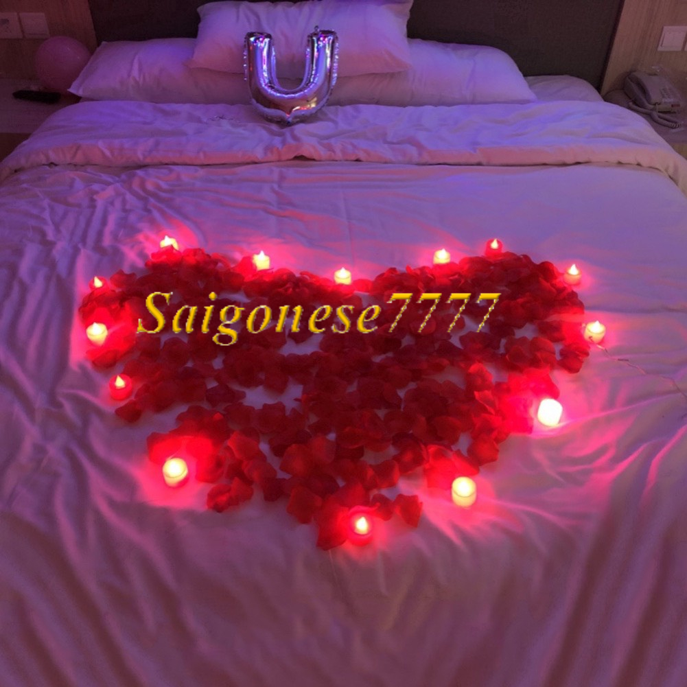 (Chọn Màu) 24 Đèn Led Xài Pin Hình Ngọn Nến Đèn Cầy Điện Tử Dùng Tỏ Tình Trang Trí Cưới Hỏi Lễ Tiệc Candle Tealight