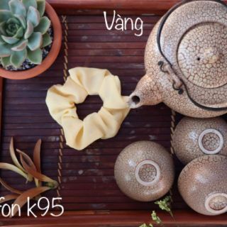 🌸🌸 Dây cột tóc mẫu #Scrunchies vải Chiffon 💖