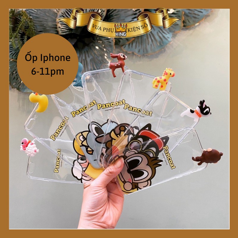 Ốp Iphone thú nổi cá tính, dễ thương cho ip 6/6s/plus/x/xs/xsmax/xr/11/pm | BigBuy360 - bigbuy360.vn