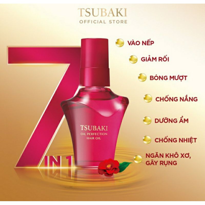 Dầu dưỡng tóc Tsubaki phục hồi hư tổn 50ml