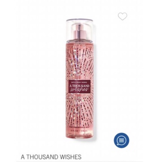 XỊT THƠM TOÀN THÂN BATH AND BODY WORKS Thousand Wishes(236ml)